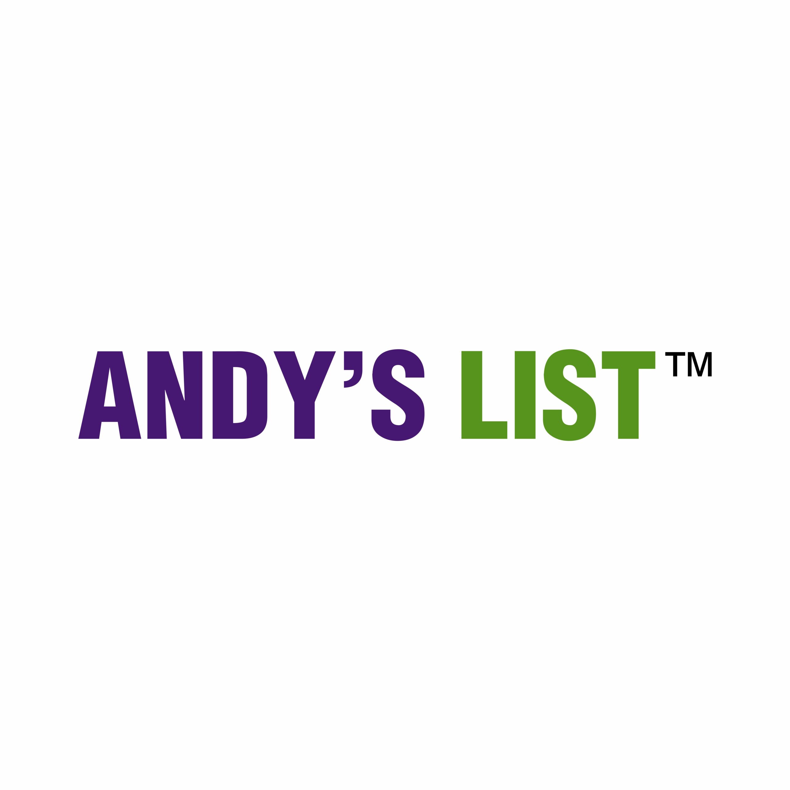 Andy's List logo